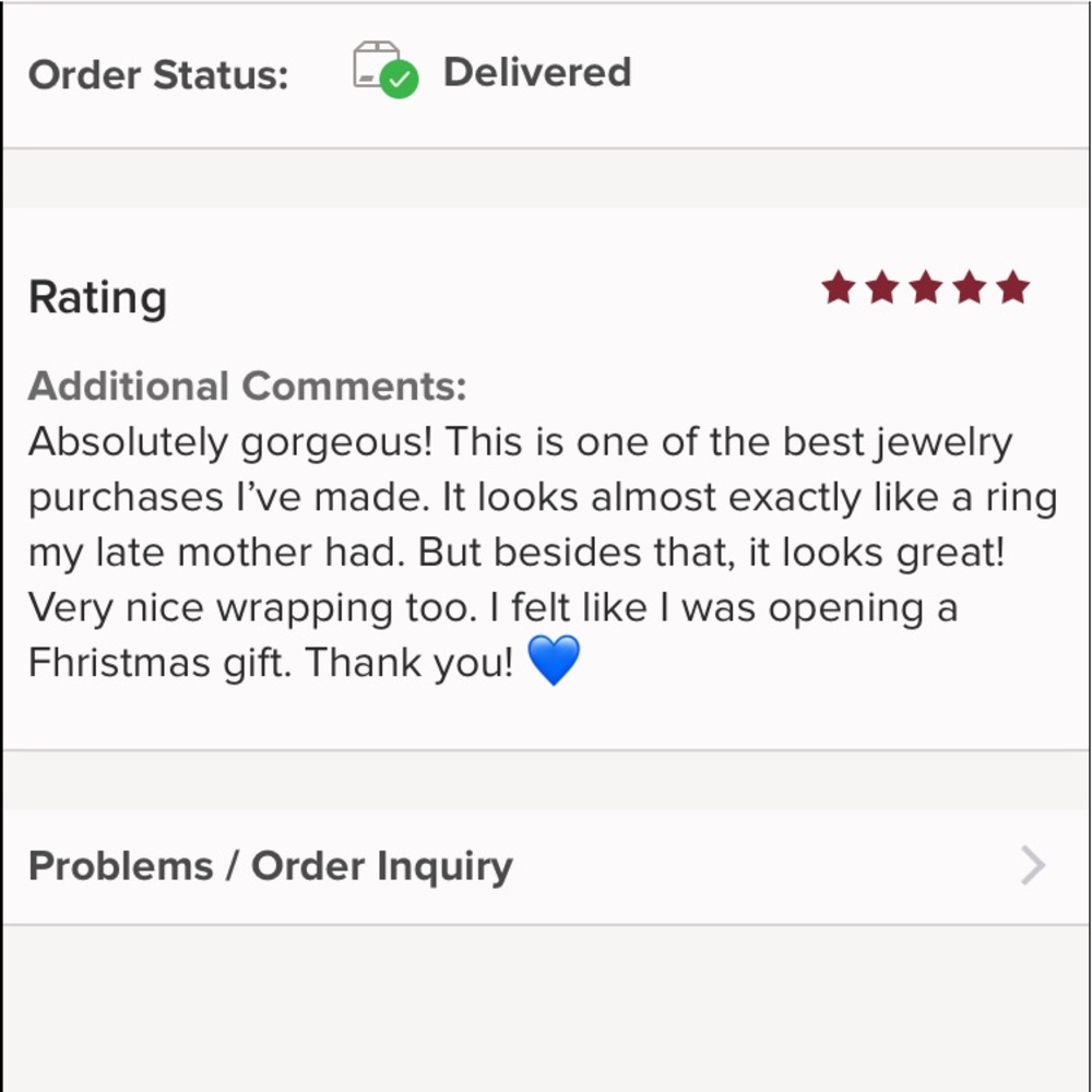 Blue 4ct Pear Sterling Silver Engagement Ring sz 9 - Picture 4 of 9